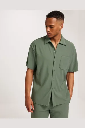 JACK & JONES Jormykonos Plisse Resort Ss Shirt Kortermede skjorter