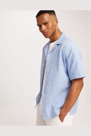 JACK & JONES Jjaydan Seersucker Resort Shirt Ss Kortermede skjorter