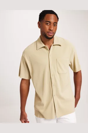 JACK & JONES Jormykonos Plisse Resort Ss Shirt Kortermede skjorter
