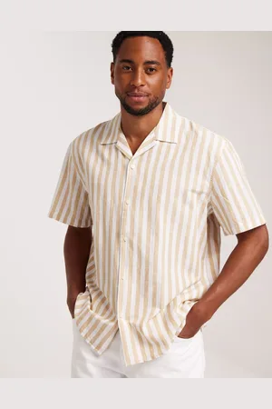 SELECTED Slhrelaxnew-Linen Shirt Ss Resort Linskjorter
