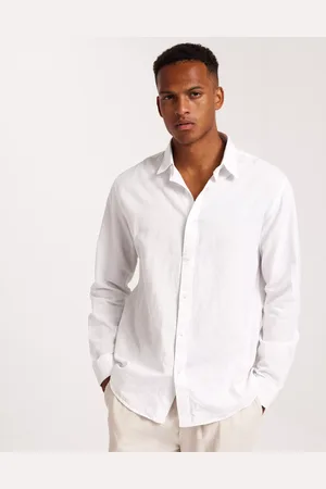 SELECTED Slhregnew-Linen Shirt Ls Classic Linskjorter