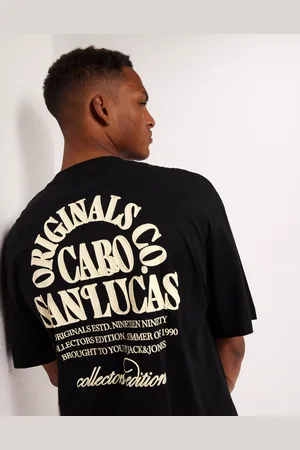 JACK & JONES Jormykonos Type Tee Ss Crew Neck T-skjorte med trykk