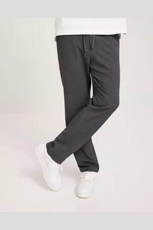 SELECTED SLH196-Straight Robert String Pant Slacks