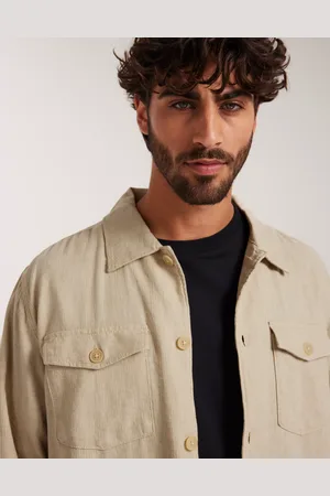 SELECTED Slhbrody-Linen Overshirt Ls Linskjorter