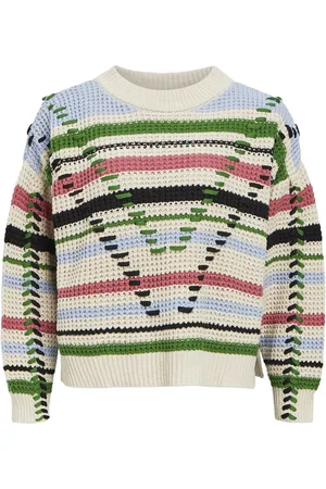 Object Detaljert Strikket Pullover