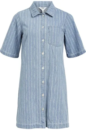 Object Denim Skjortekjole