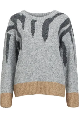 Object Detaljert Strikket Pullover