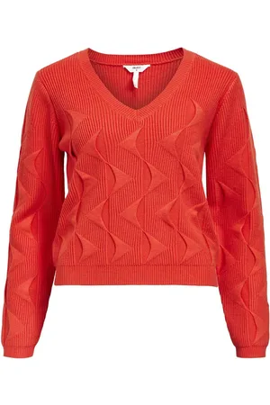 Object Detaljert Strikket Pullover