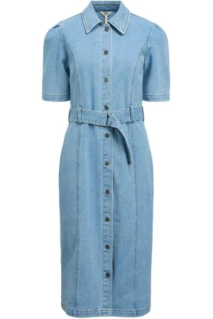 Object Denim Midikjole