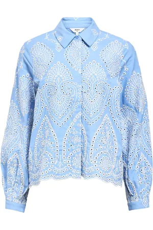 Object Broderie Anglaise Skjorte