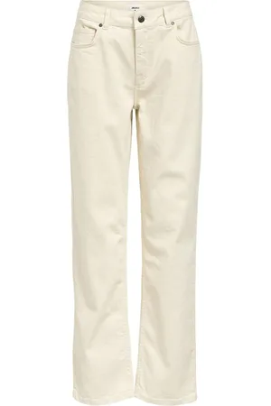 Object Middels Høy Midje Straight Fit Jeans