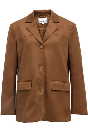 Object Semsket Kunstskinn Blazer