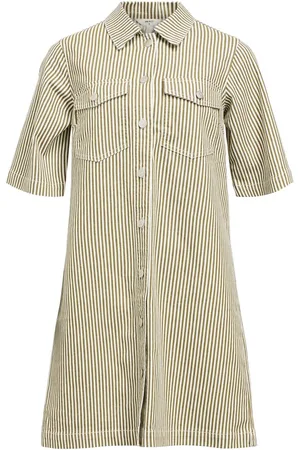 Object Stripete Denimkjole