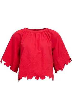 Object Brodert Crop-topp