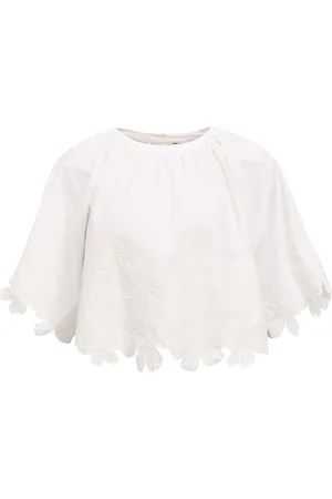 Object Brodert Crop-topp