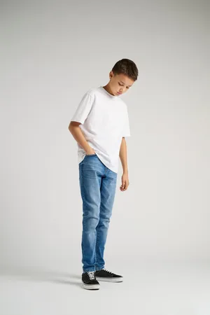 Only & Sons Osjyoke Middels Høyt Snitt Tapered Fit Jeans