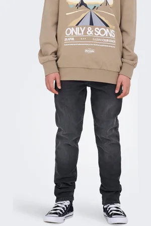 Only & Sons Osjyoke Middels Høyt Snitt Tapered Fit Jeans