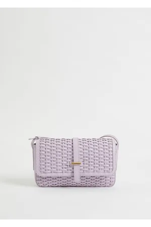 & OTHER STORIES Braided Leather Messenger Bag