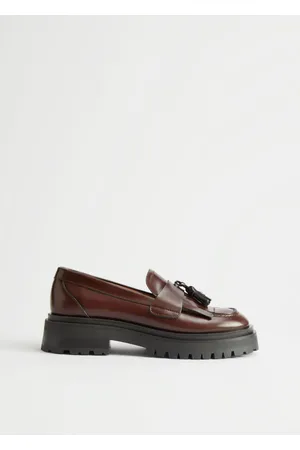 & OTHER STORIES Chunky Leather Tassle Loafers