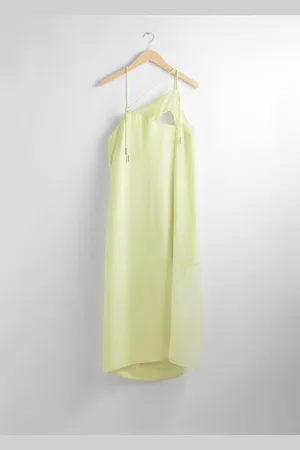 & OTHER STORIES Asymmetric Slip Midi Dress