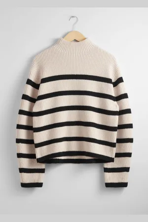 & OTHER STORIES Mock Neck Merino Jumper
