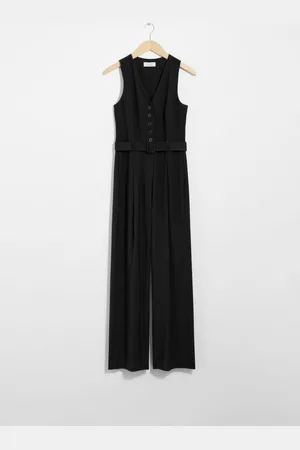 & OTHER STORIES Buttoned Sleeveless Jumpsuit