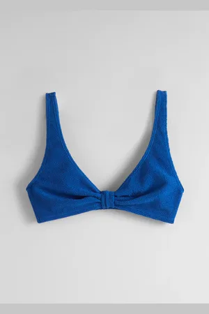 & OTHER STORIES Textured Triangle Bikini Top