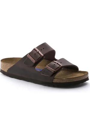 Birkenstock Unisex Arizona Oiled Nubuck Leather Soft Footbed Regular