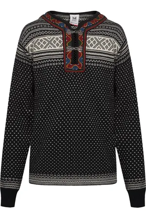 Dale of Norway Unisex Setesdal Sweater Norweigan Wool Black/Offwhite