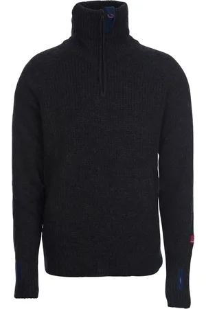 Ulvang Unisex Rav Sweater With Zip Charcoal Melange