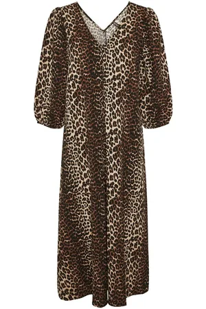 Pieces® Pcjeo Leopard Midikjole