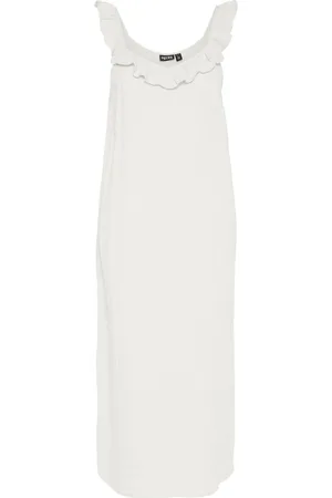 Pieces® Pcsastina Muslin Midikjole