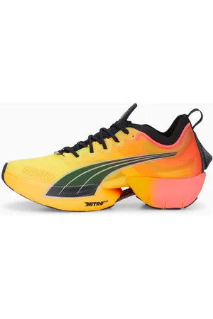 PUMA Fast-R Nitro Elite Fireglow Running Shoes Women, Sun Stream/Sunset Glow/Black, size 35,5, Shoes