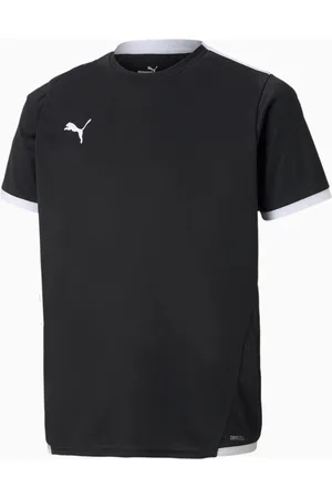 PUMA Teamliga Youth Football Jersey, Black/White, size 104, Accessories
