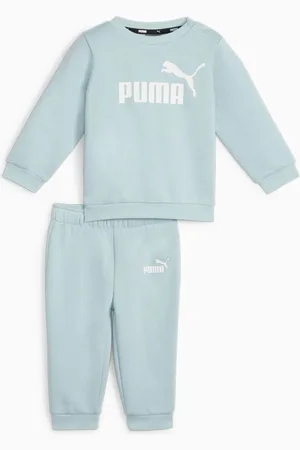 PUMA Essentials Minicats Crew Neck Jogger Suit Toddler, , size 62, Clothing