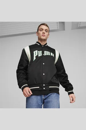 PUMA TEAM Varsity Jacket, , Size L, Clothing