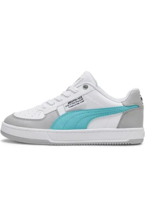 PUMA Mercedes-AMG PETRONAS Caven 2.0 Youth Sneakers, White, Size 39, Shoes