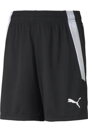 PUMA Team LIGA Football Shorts Youth, Black, Size 4-5Y, Clothing