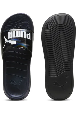 PUMA Popcat 20 Girl Power Unisex Sandals, Black, Size 39, Shoes
