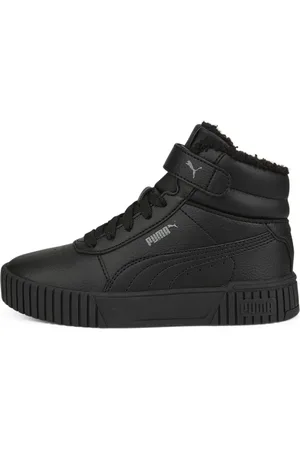 PUMA Carina 2.0 Mid Winter Sneakers Kids, Black, Size 27.5, Shoes