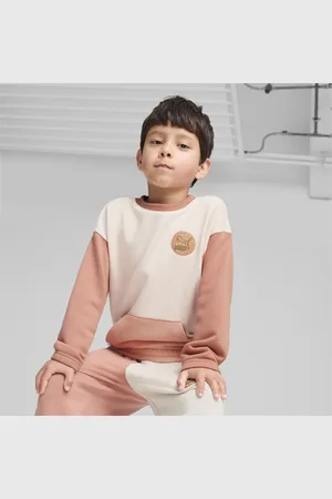 PUMA CLASSICS FC Crew Shirt Kids, Pink, Size 2-3Y, Clothing