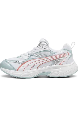 PUMA Morphic Techie Youth Sneakers, White, Size 37, Shoes