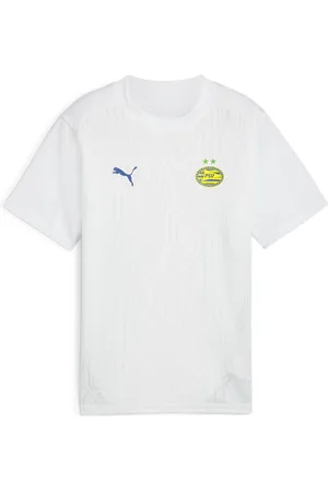 PUMA PSV Eindhoven Training Jersey Youth, White, Size 7-8Y, Clothing