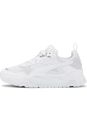 PUMA Trinity Shoes Youth, White, Size 35.5, Shoes