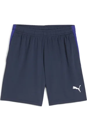 PUMA Individual FINAL Training Shorts Youth, Blue, Size 13-14Y, Clothing