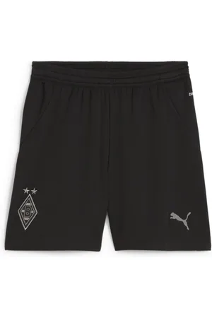 PUMA Borussia MÃ¶nchengladbach 24/25 Shorts Youth, Black, Size 5-6Y, Clothing