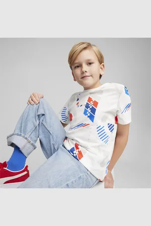 PUMA BMW M Motorsport Youth T-Shirt, White, Size 0-1M, Clothing