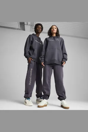 PUMA CLUB DE COURSE Fleece Sweatpants Unisex, Gray, Size L, Clothing