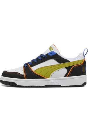 PUMA Rebound V6 Lo Starblitz Sneakers Youth, White, Size 38.5, Shoes