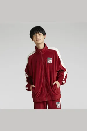 PUMA NEKO Graphic Pile T7 Jacket Unisex, Red, Size XXL, Clothing